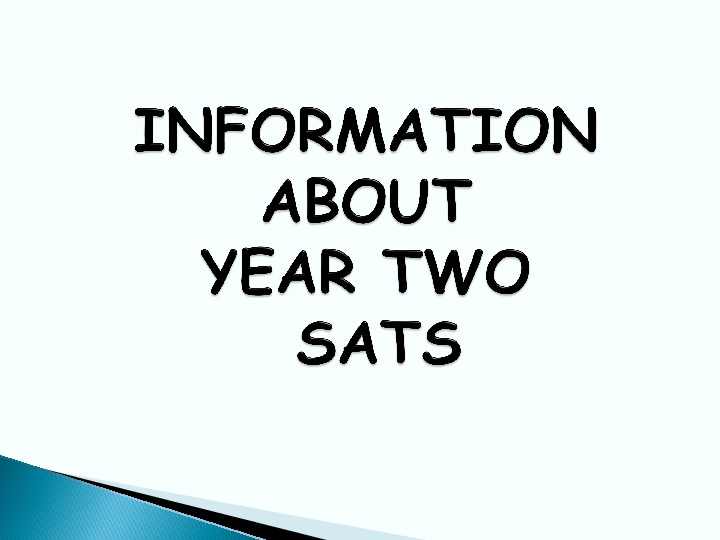 Year 2 SATs information for parents