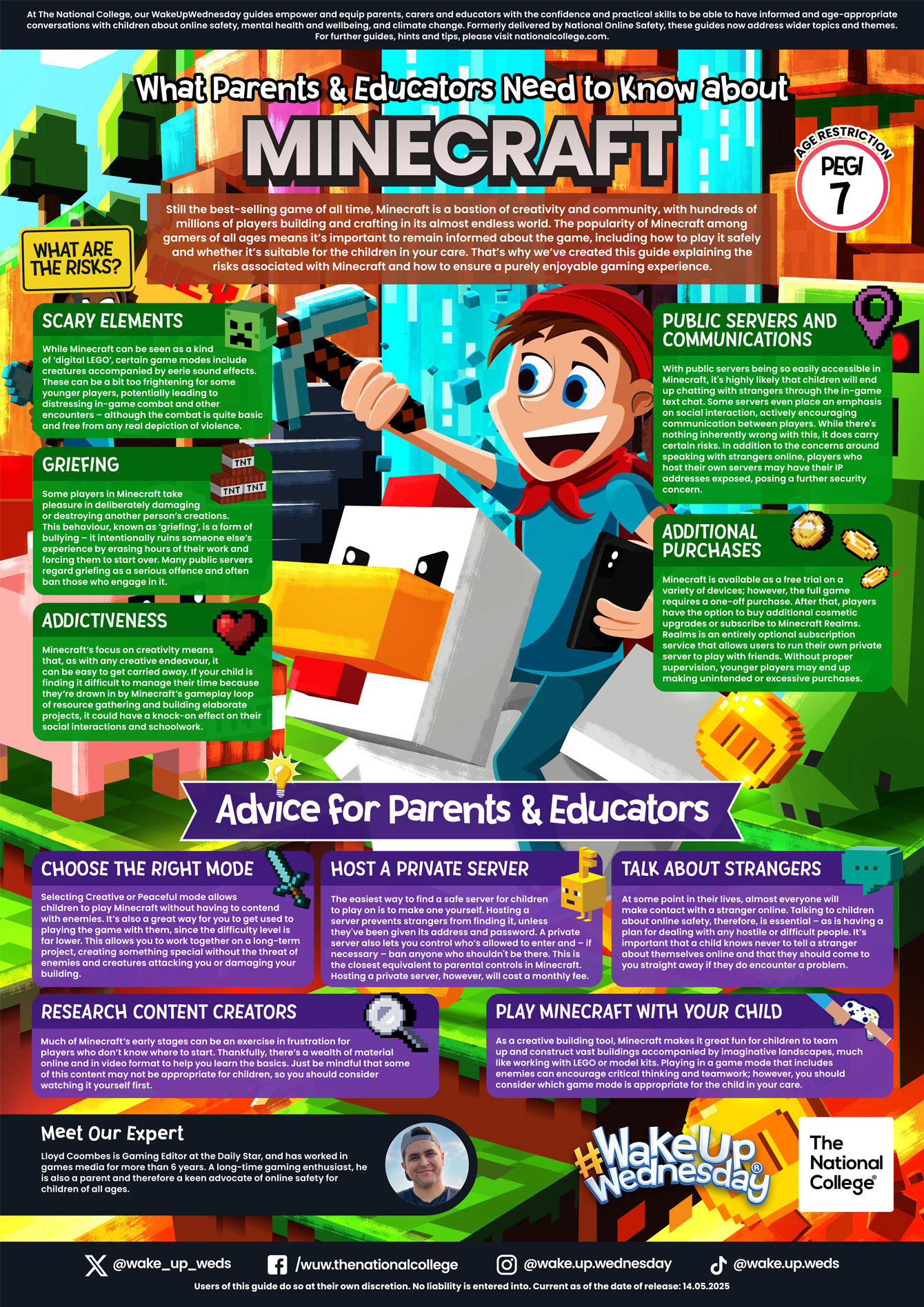 Minecraft page