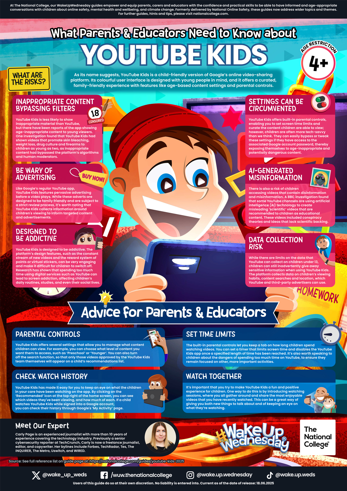 Youtube kids page