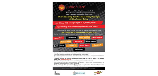 Junior Jam - Holiday Club