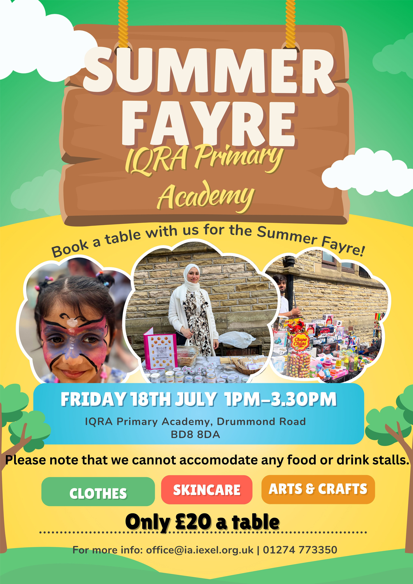 IQRA Summer Fayre page