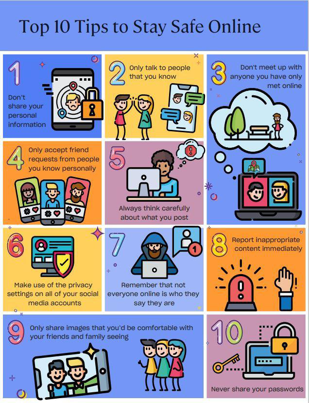 10 top tips to stay safe online